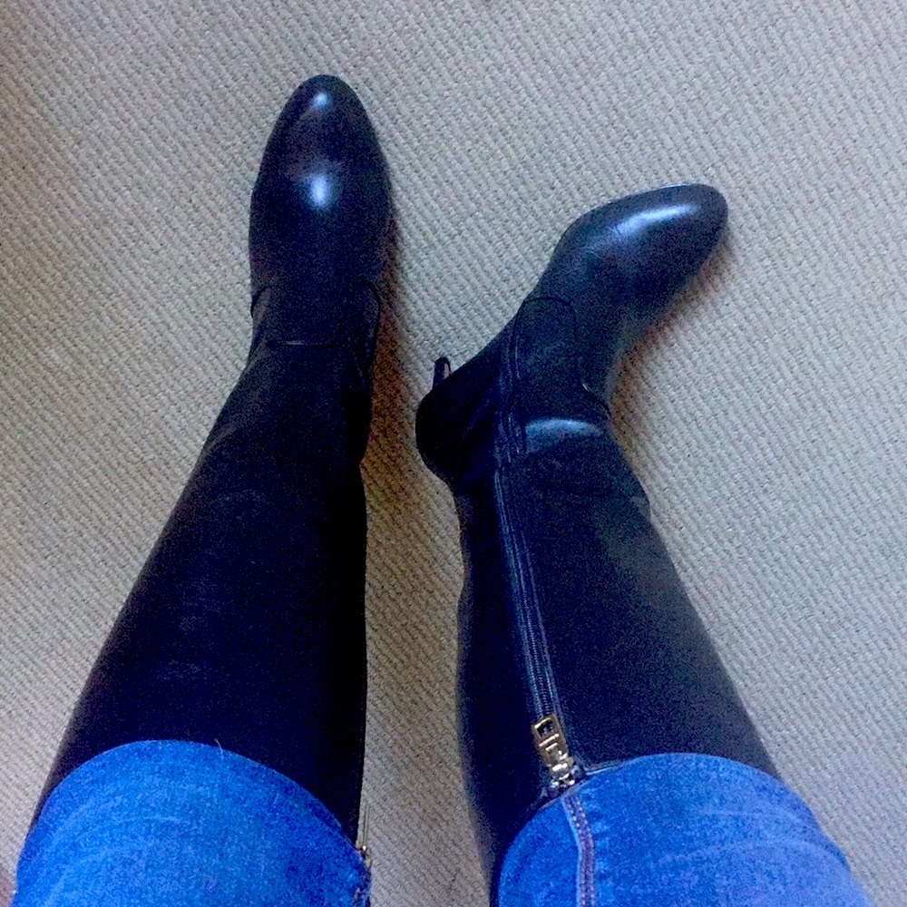 BRAND NEW Coach heeled boots